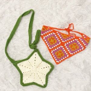 The ultimate festival crochet bag halter drip